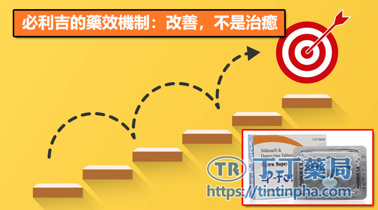 必利吉的藥效機制:改善,不是治癒 必利吉的藥效機制:改善,不是治癒